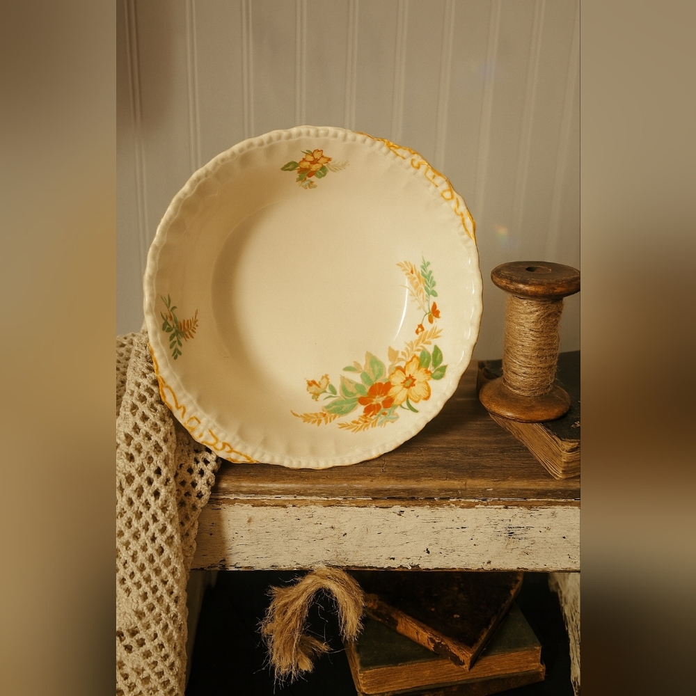 Vintage Grindley Floral 1936 Cream Bowl